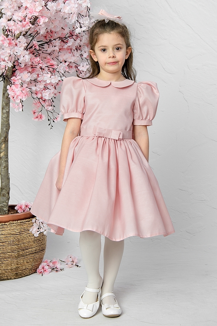 ALEYNA - Powder Exlusive Girl Dress With Hair Accessory